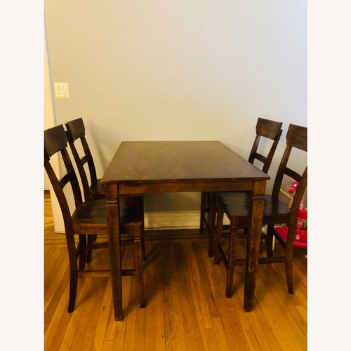 Used Vintage/Antique Finds Dark Brown Wood Dining Sets for sale on AptDeco