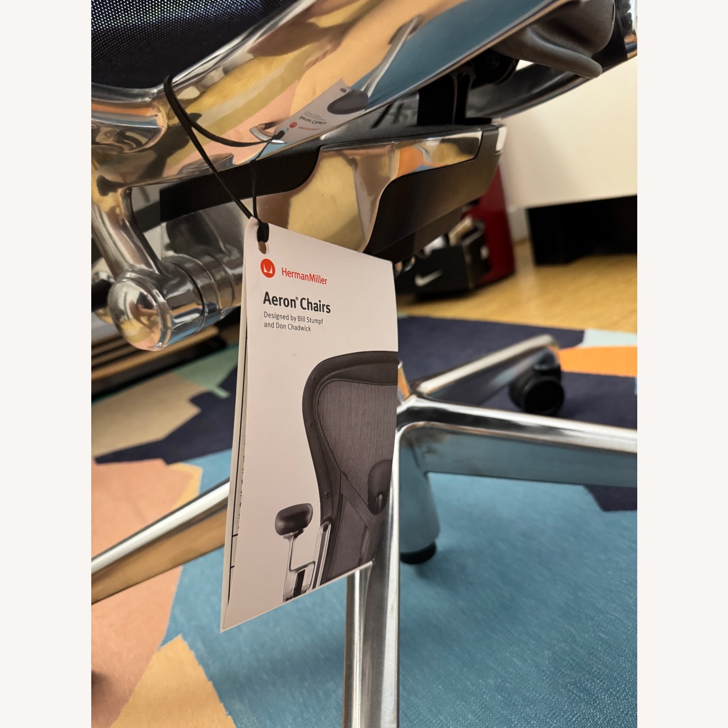 Herman Miller Aeron Black Leather Office Chair - image-3