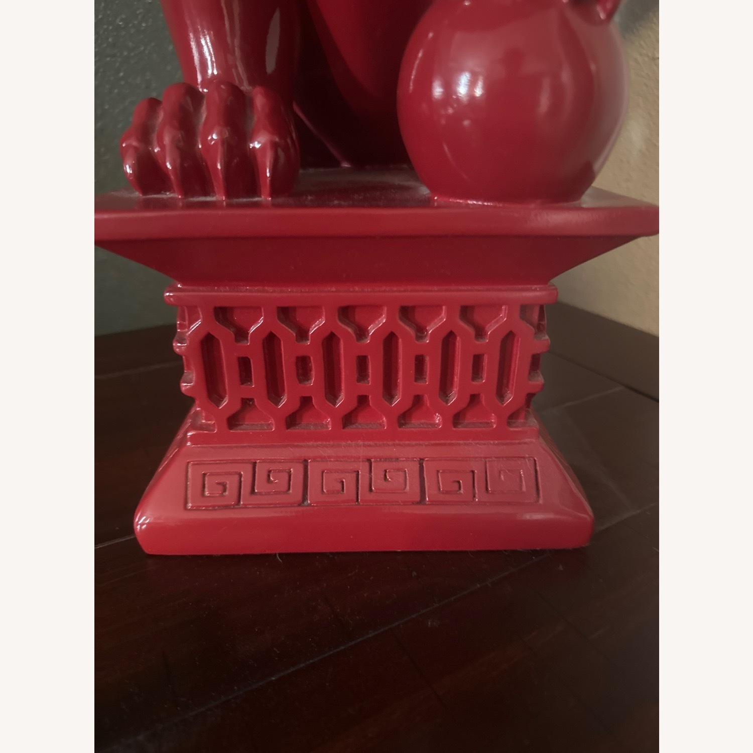 Barbara Cosgrove Foo Dog Red Pepper Table Lamps - image-4