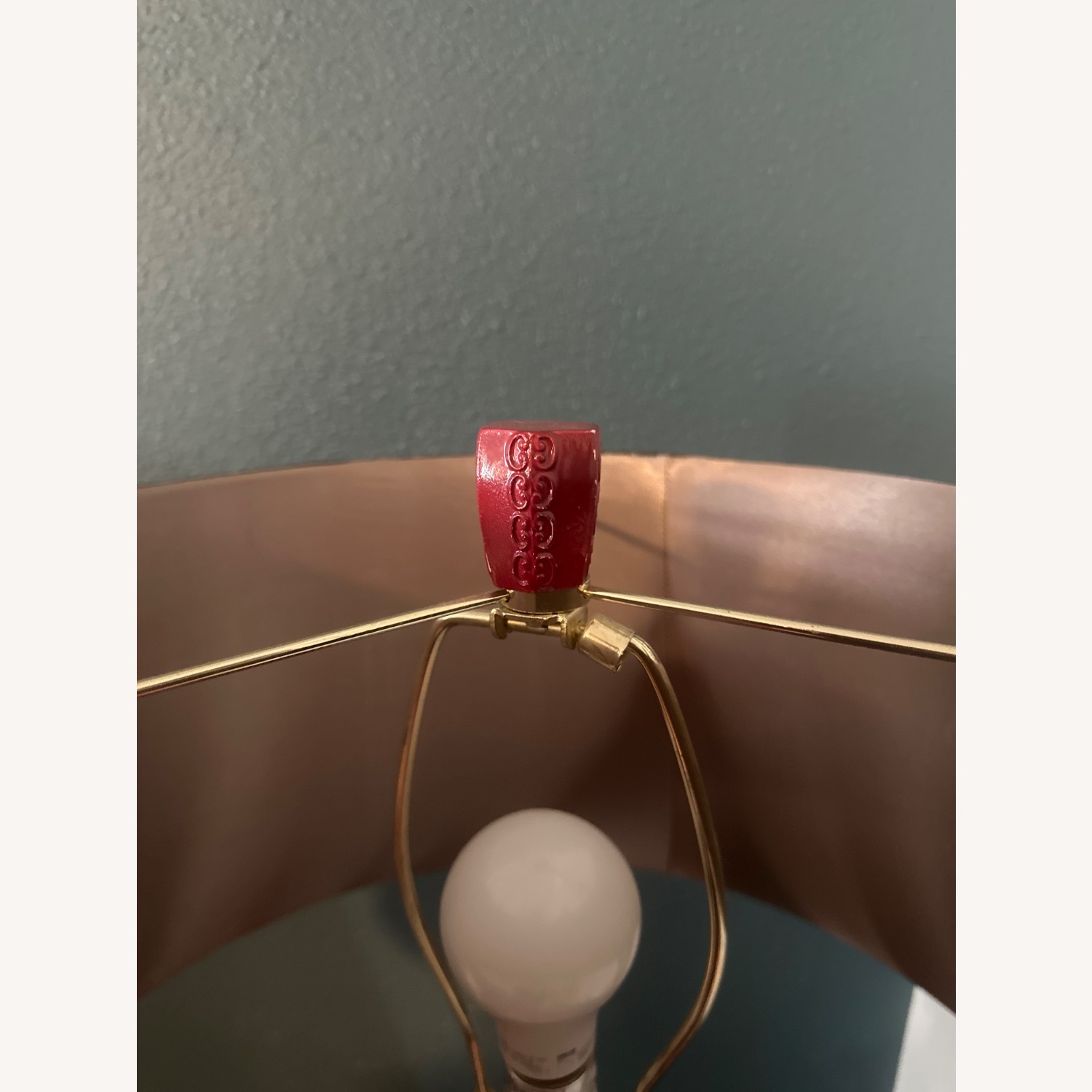 Barbara Cosgrove Foo Dog Red Pepper Table Lamps - image-6