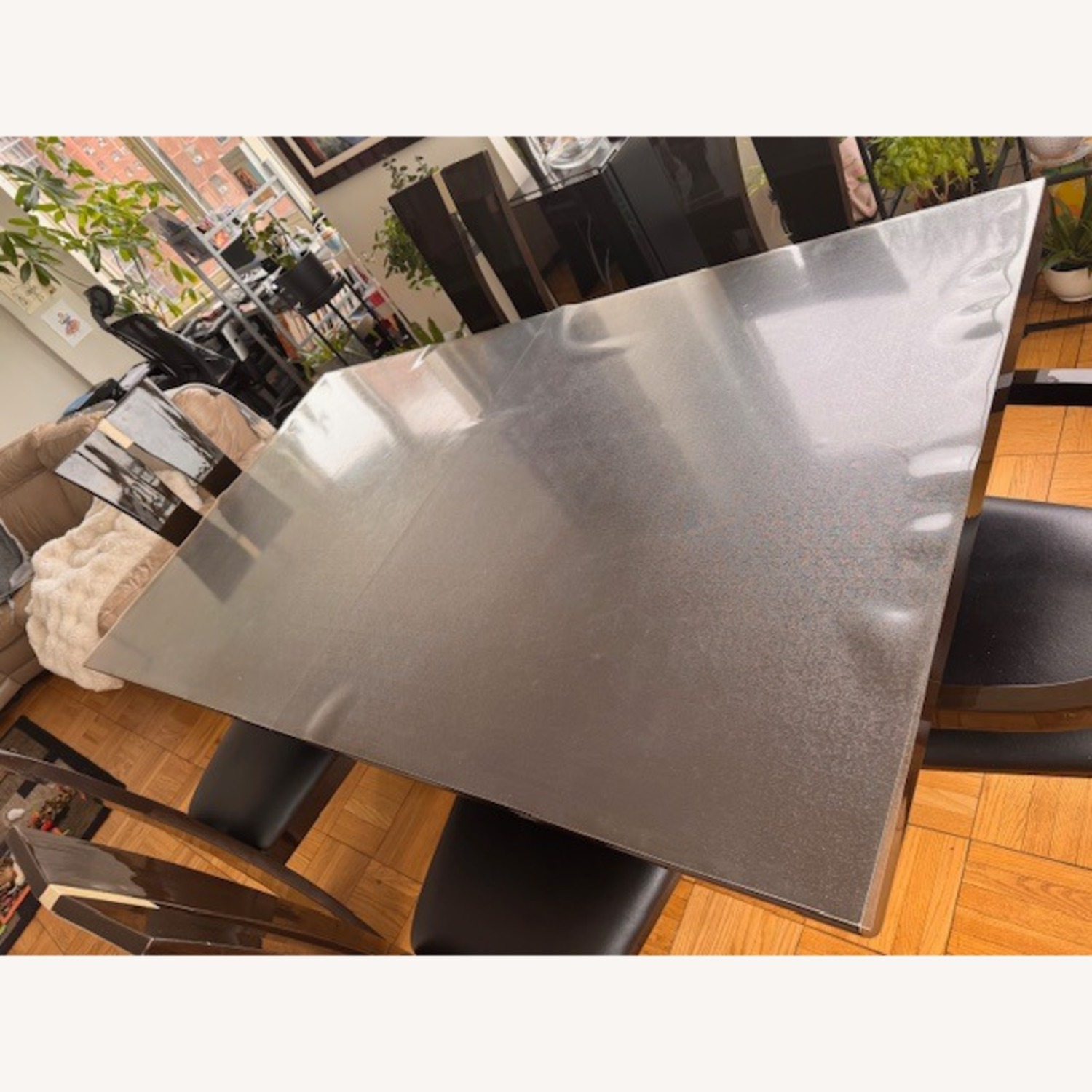 Expandable Dining Table and Chairs Set - image-1