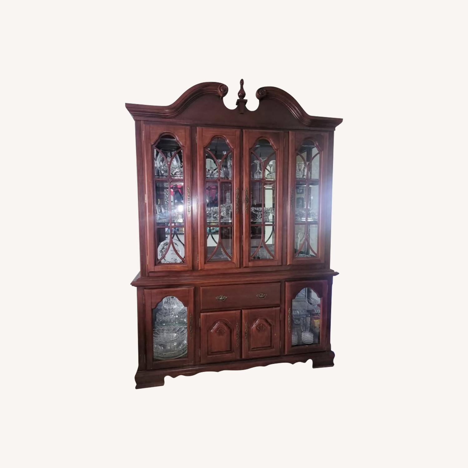 Natural Wood Sideboard - image-0