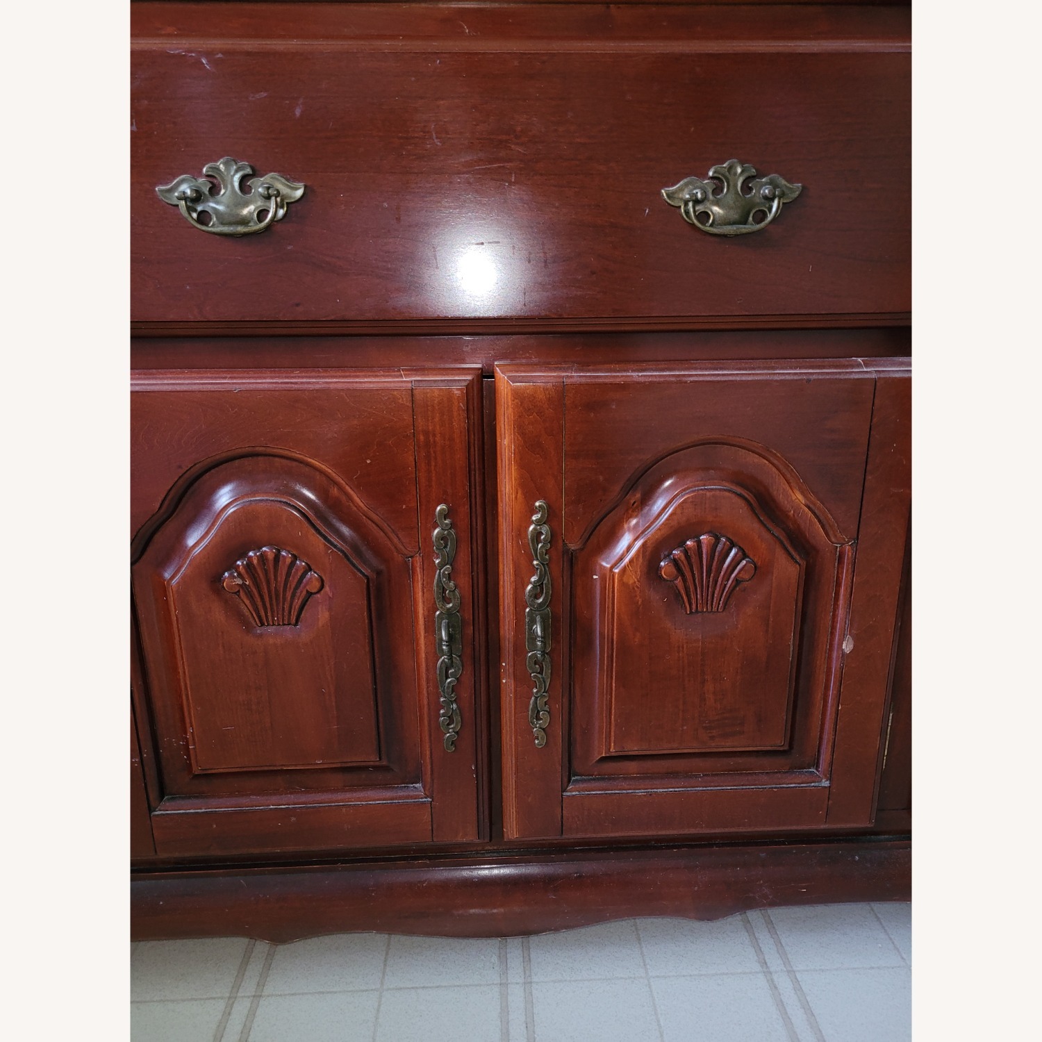 Natural Wood Sideboard - image-5