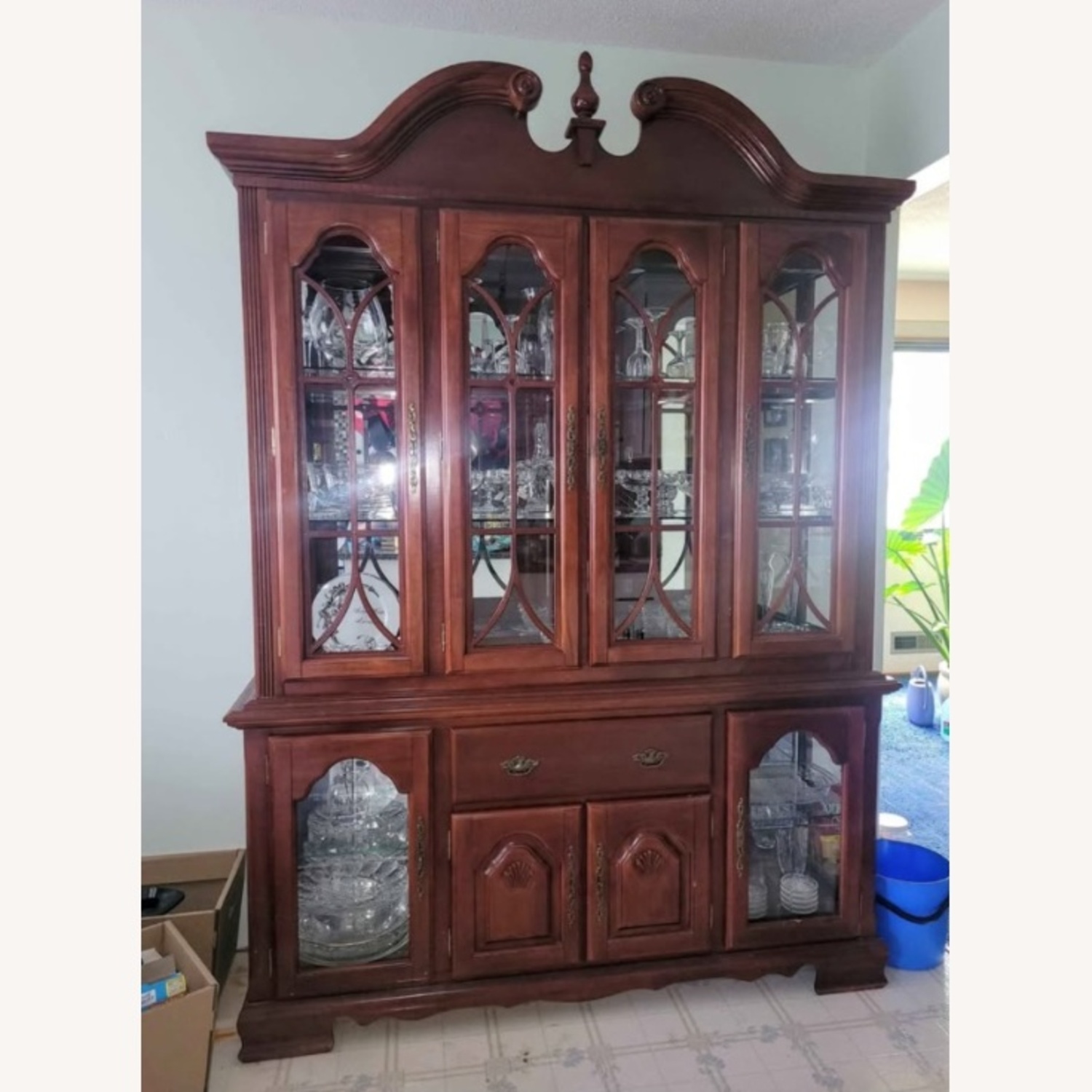 Natural Wood Sideboard - image-7