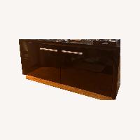 Laminated Wood Buffet Credenza