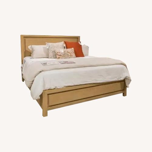 Used Ashley Furniture Wood King Bed for sale on AptDeco