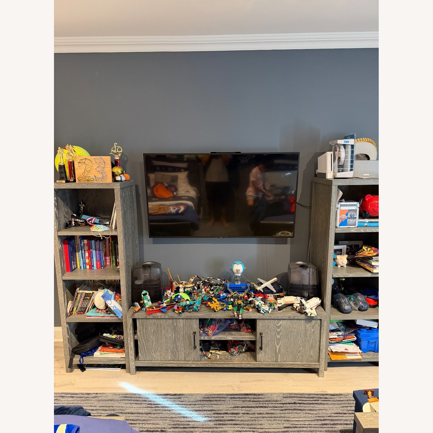 Pottery Barn Kids Charlie Bookcase & Media Center - image-3