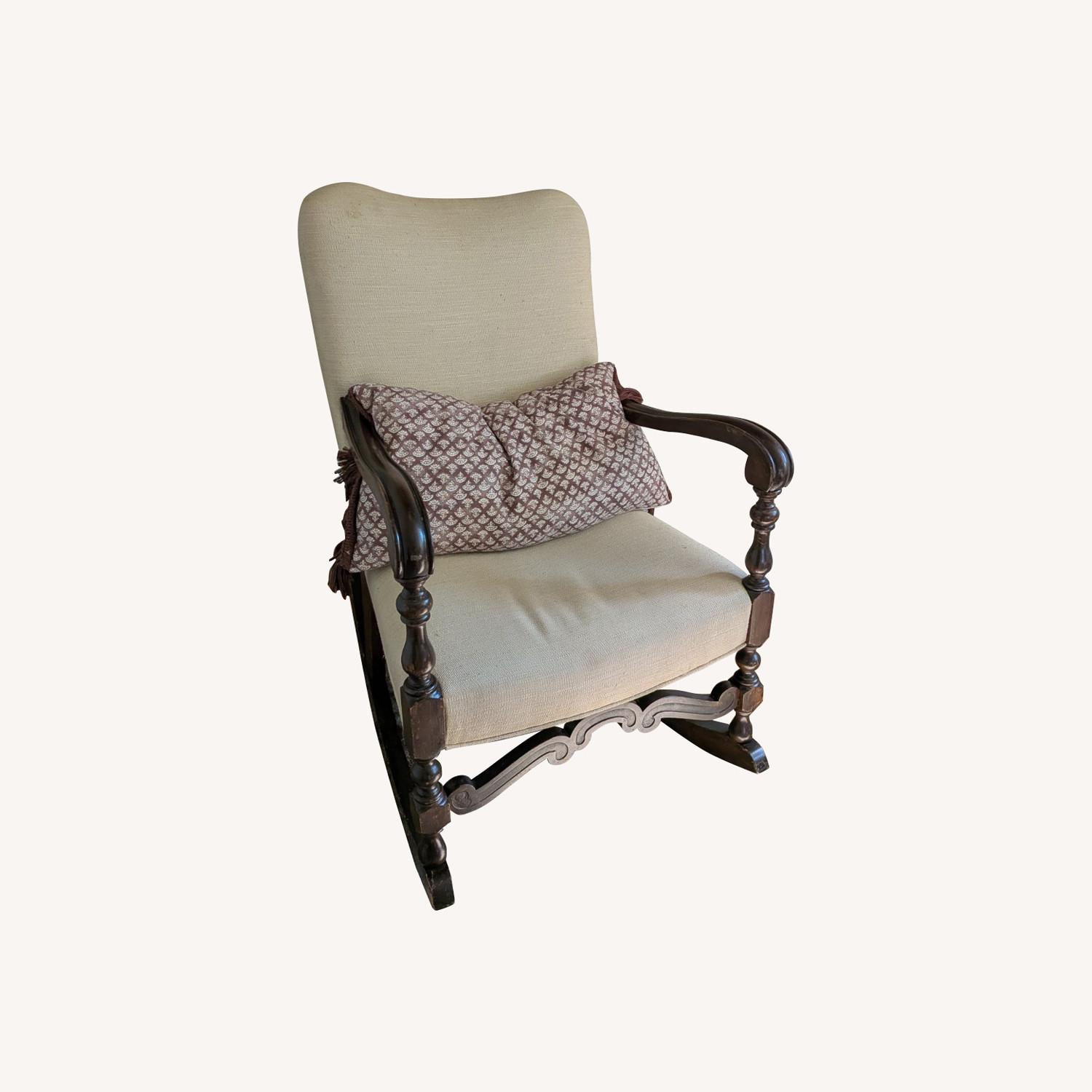 Vintage/Antique Finds Dark Brown Accent Chair - image-0