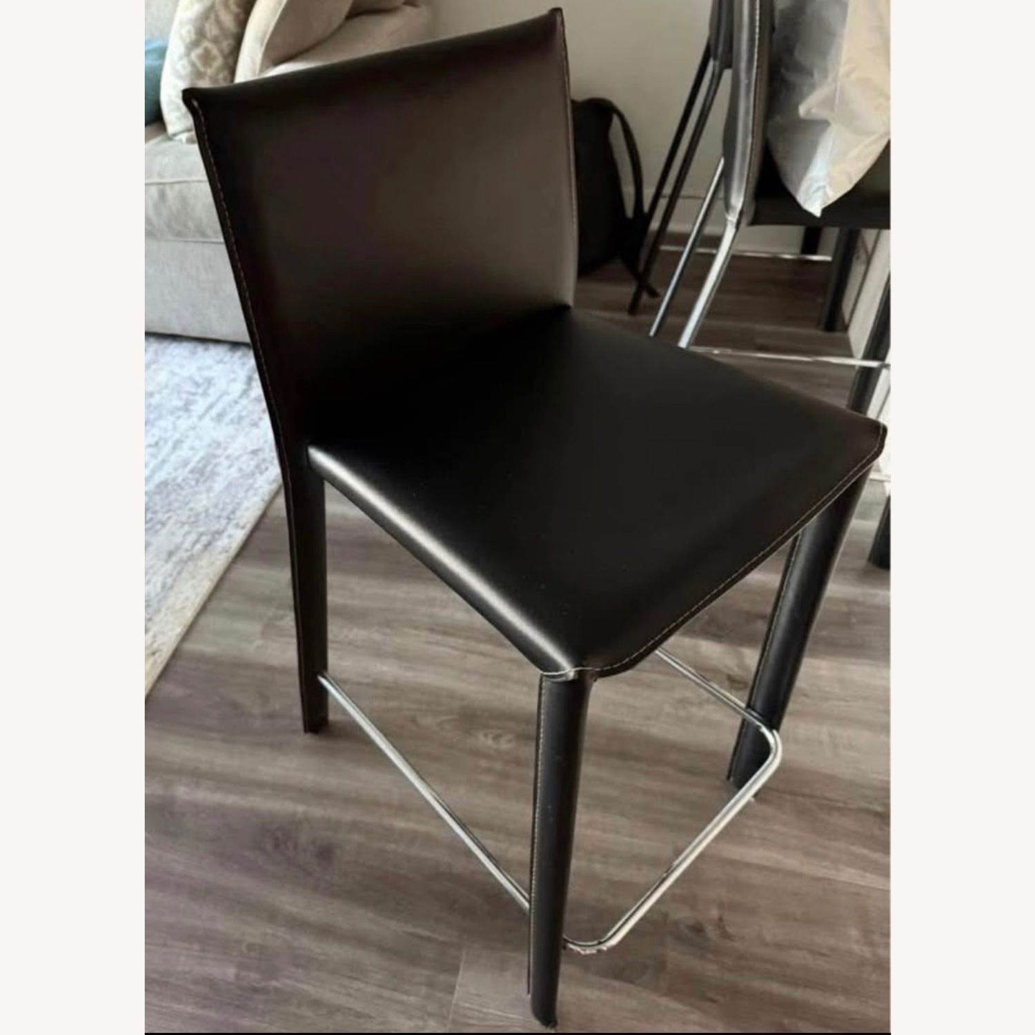 Macy's 3- counter Top Height Stools - image-1