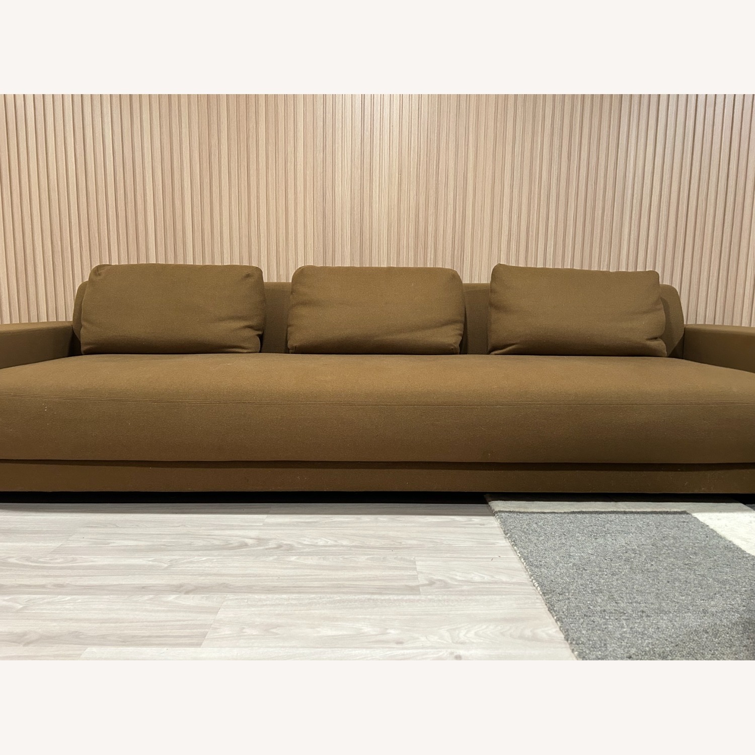 Restoration Hardware Cortona Dark Brown 3+ Seater Sofa - image-2
