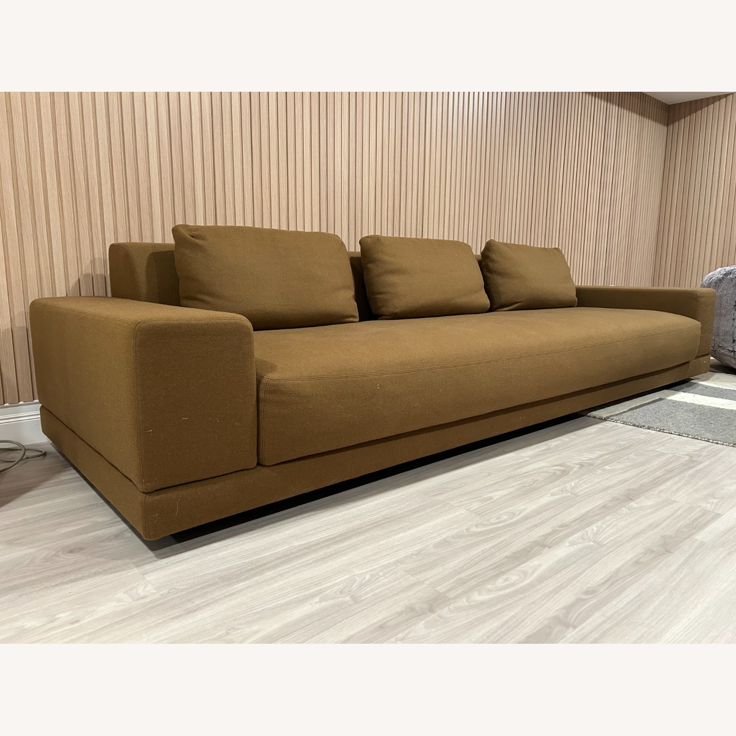 Restoration Hardware Cortona Dark Brown 3+ Seater Sofa - image-3