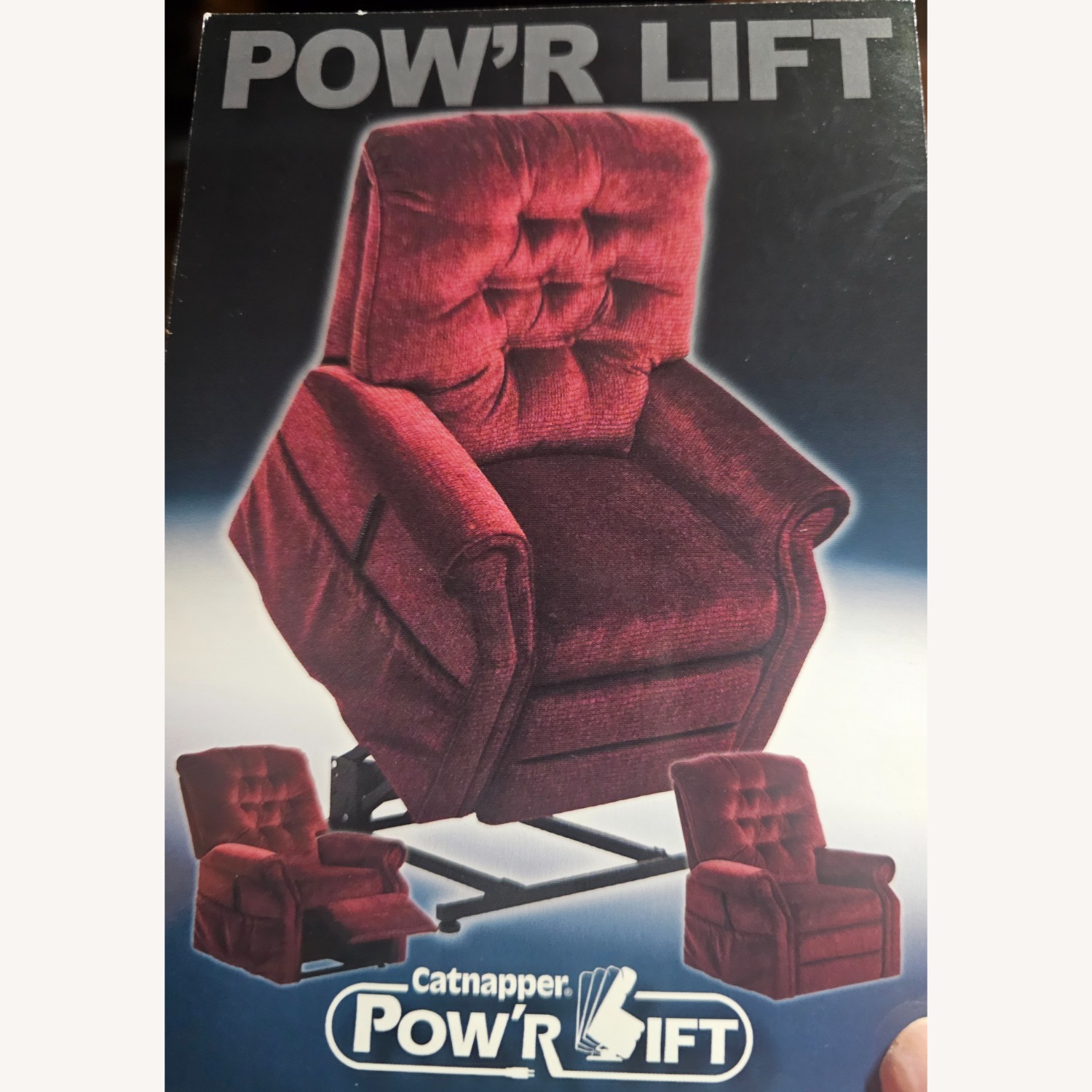 Catnapper Fabric Lift Recliner Olive Green - image-2