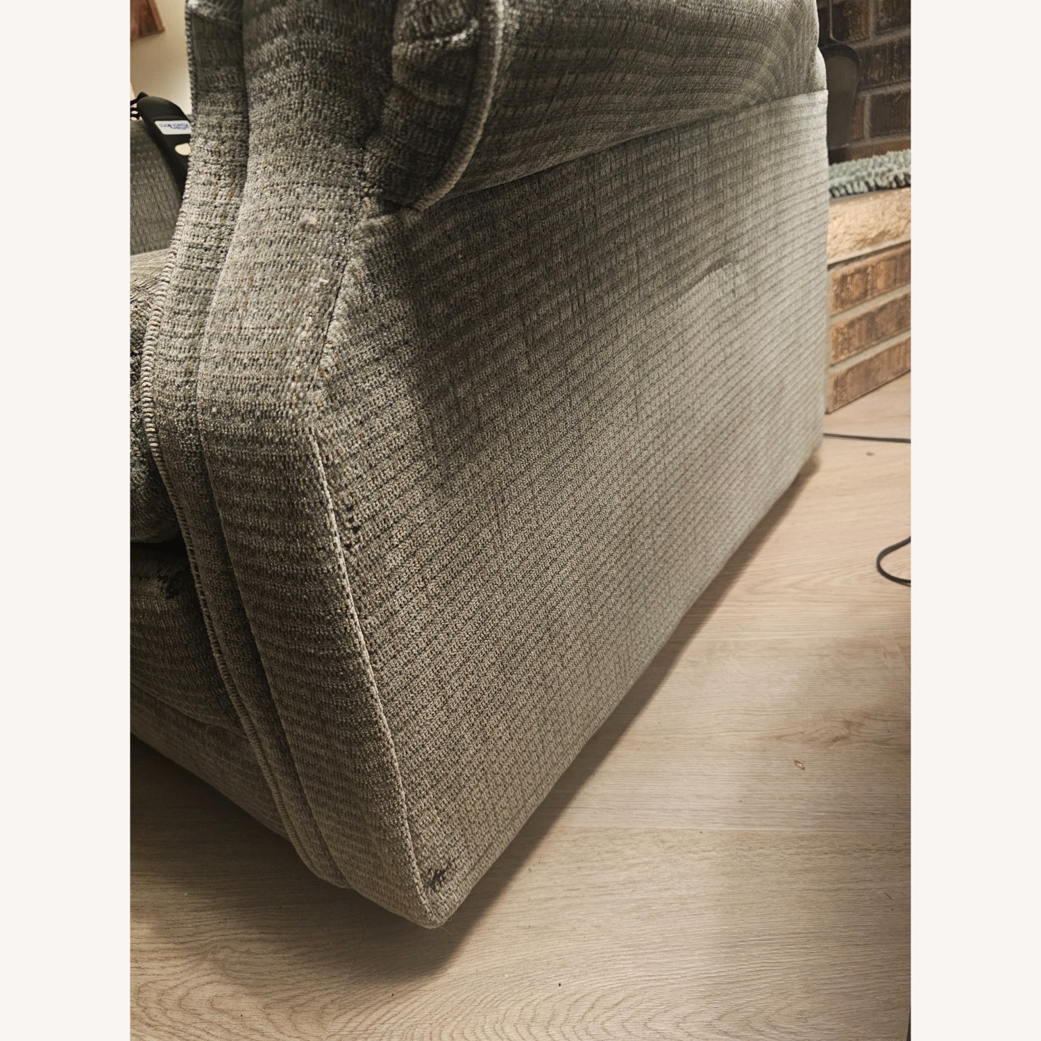 Catnapper Fabric Lift Recliner Olive Green - image-6