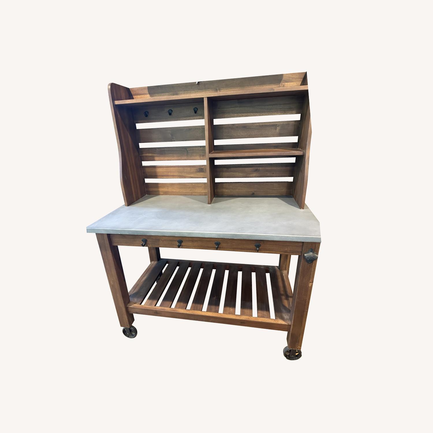 Pottery Barn Abbott Concrete Patio Furniture - image-7