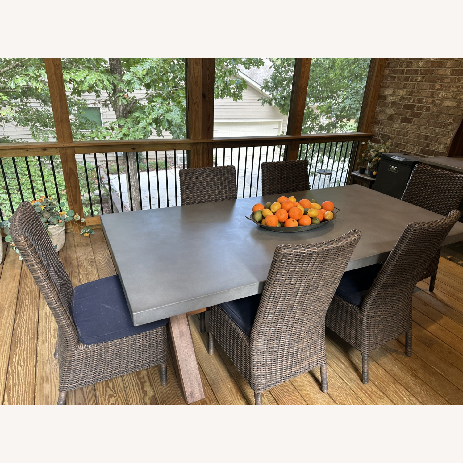 Pottery Barn Abbott Concrete Patio Furniture - image-2