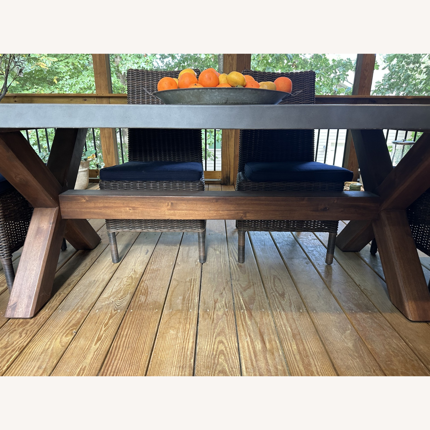 Pottery Barn Abbott Concrete Patio Furniture - image-3