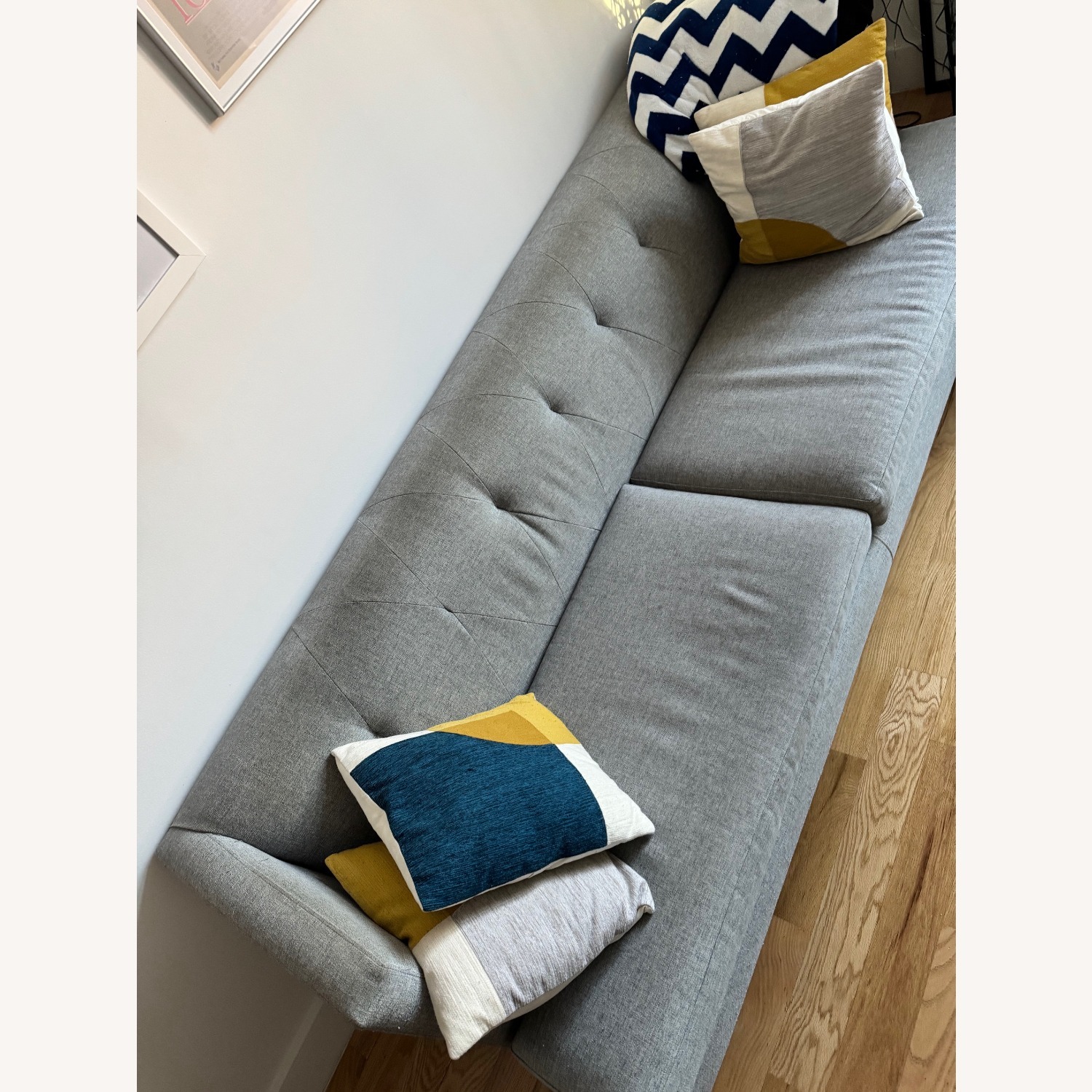 CB2 Avec Sofa Grey - image-3