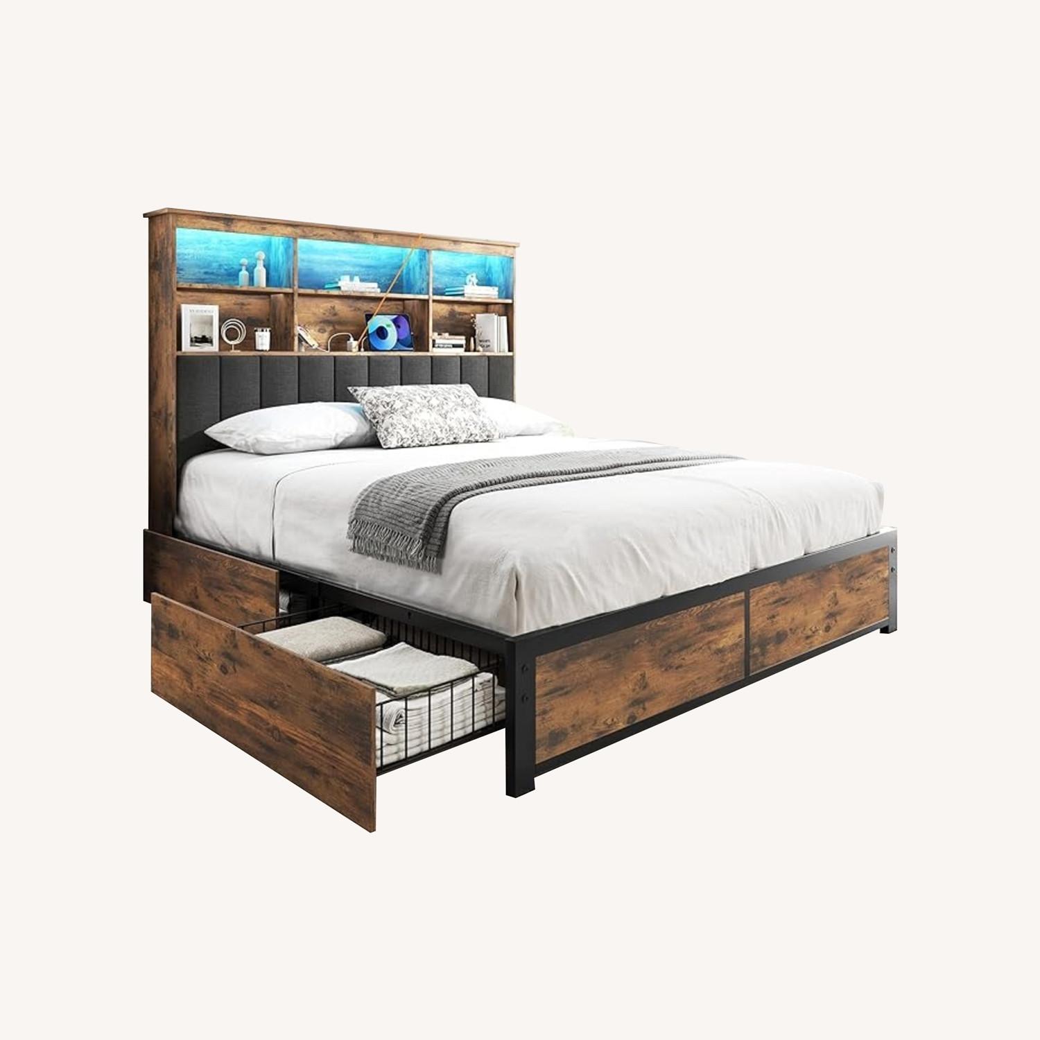 HISOFT Queen Bed Frame - image-0