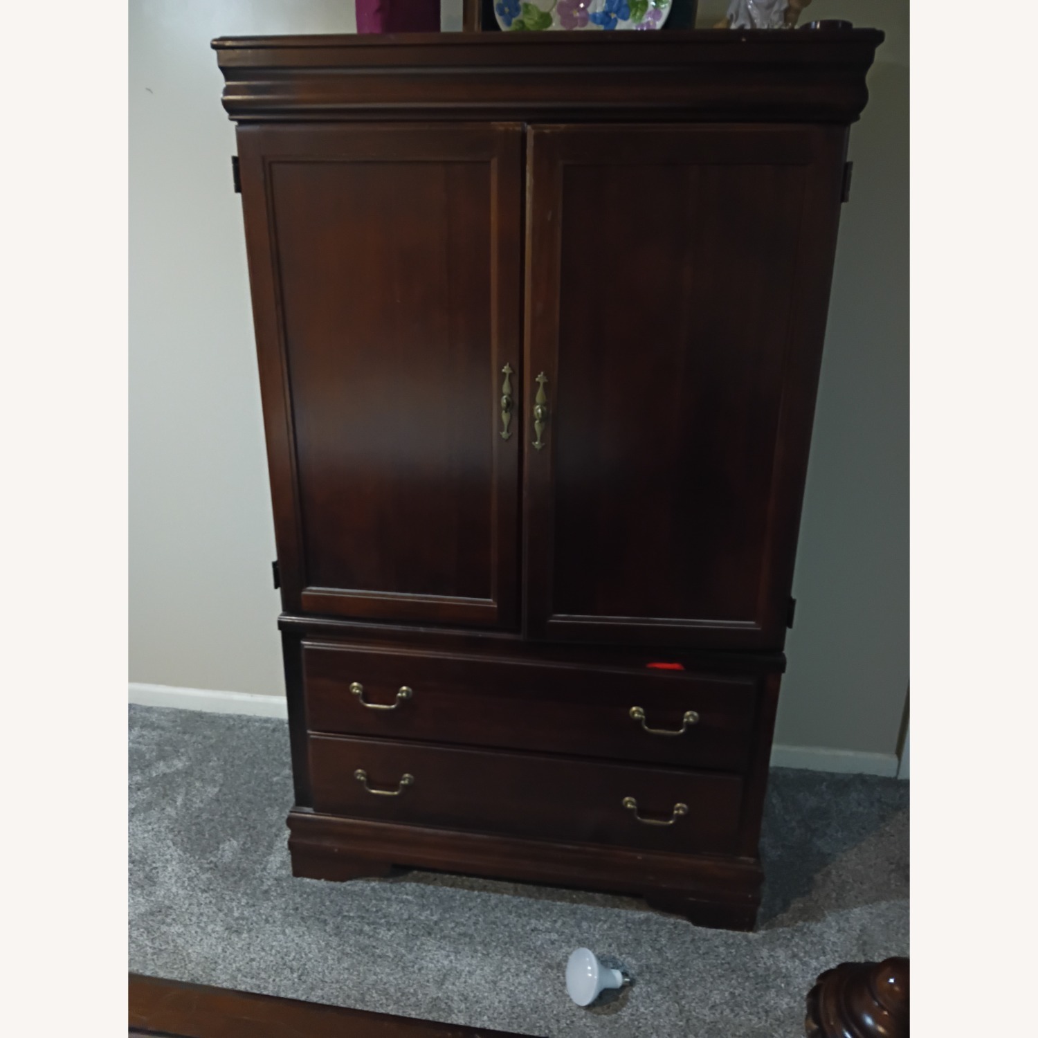 Universal Furniture Dark Brown Armoire - image-3