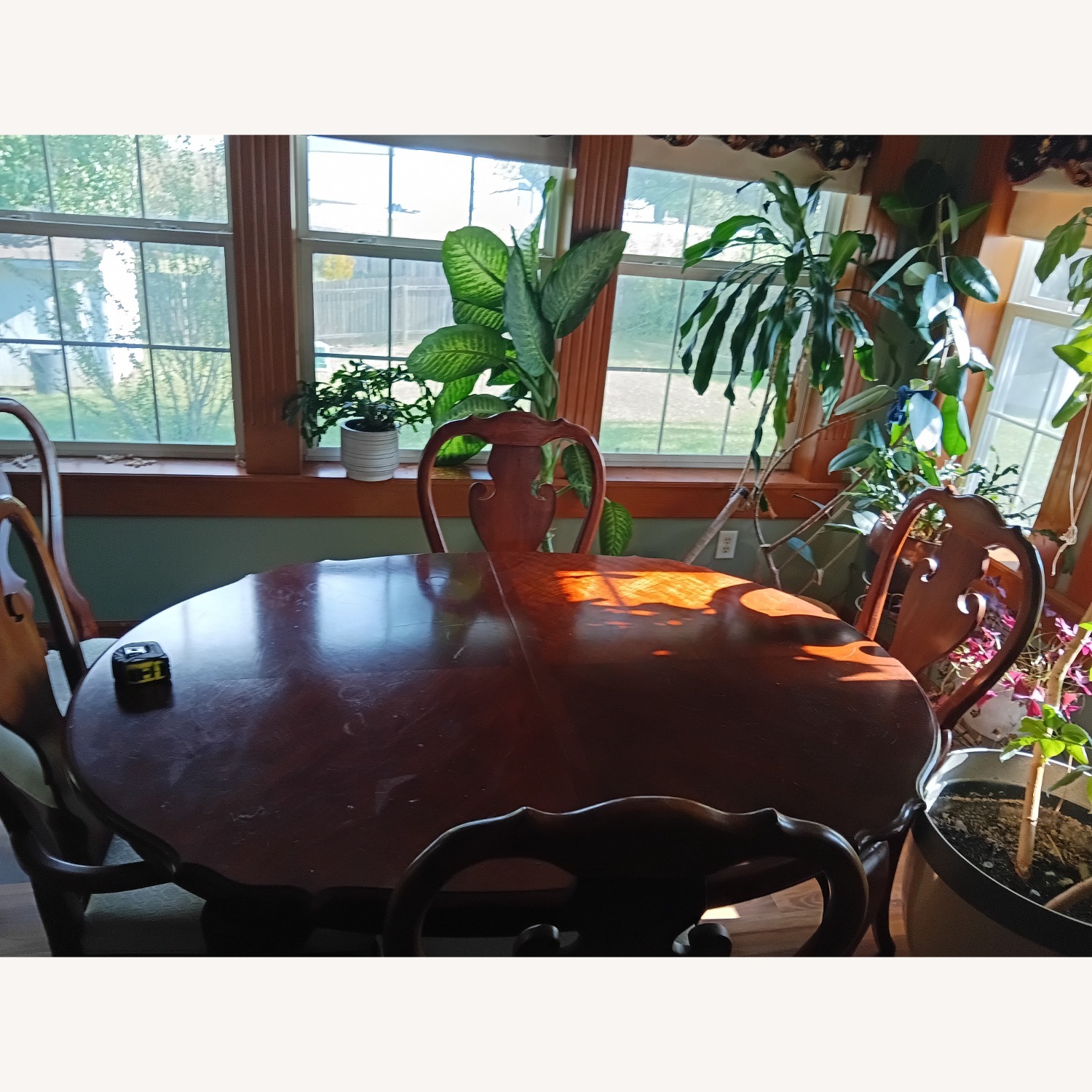 Universal Furniture Dark Brown Wood Dining Set - image-4