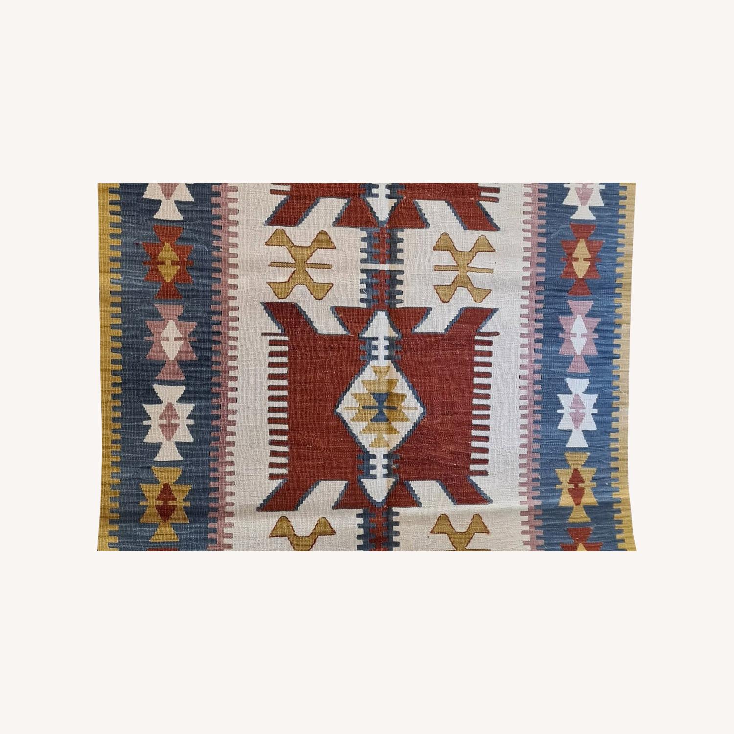 Oushak Modern Heritage Area Rug Kilim Couture - image-0
