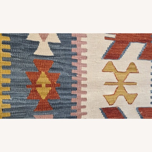 Used Oushak Modern Heritage Area Rug Kilim Couture for sale on AptDeco