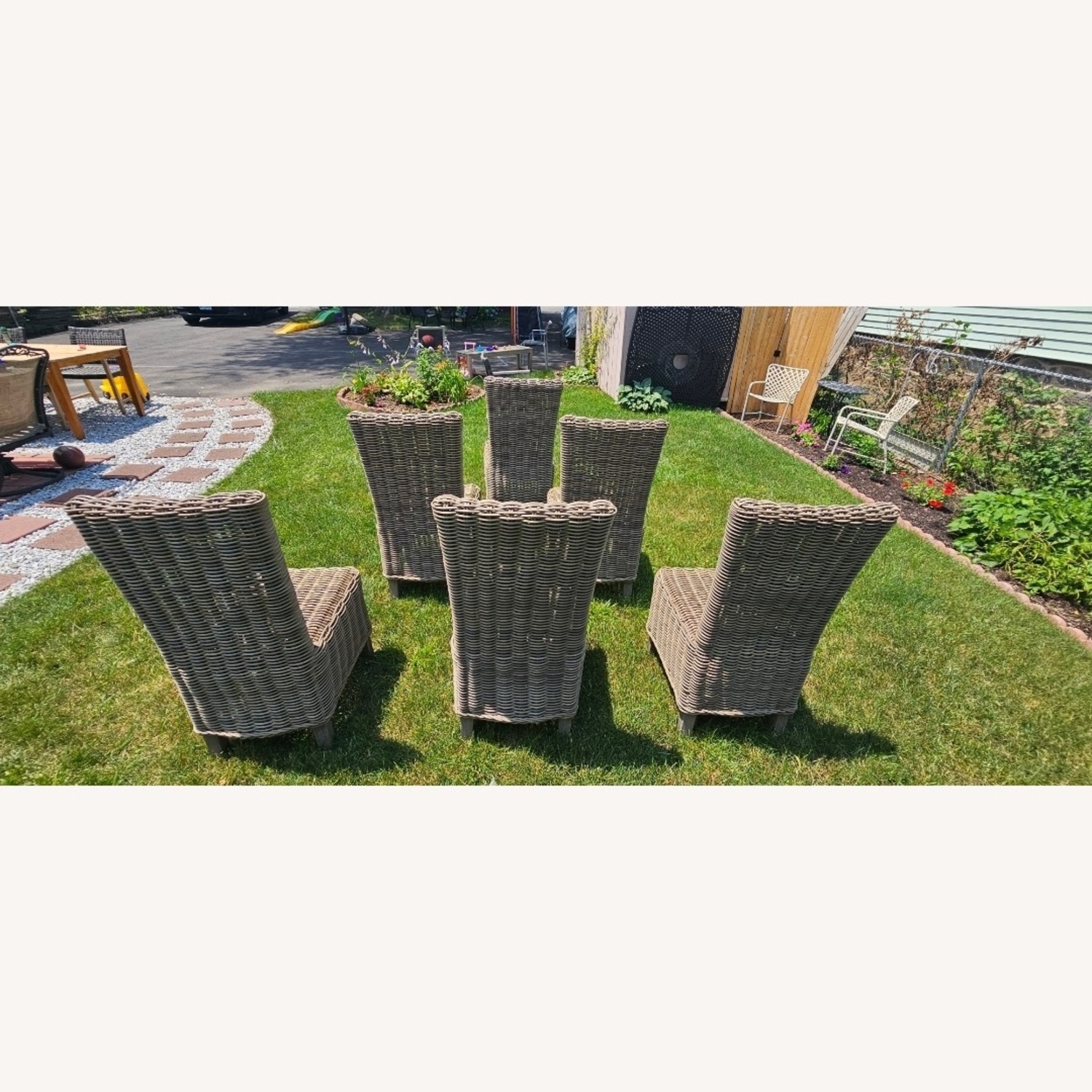 Restoration Hardware Majorca Light Gray Patio Furniture - image-3