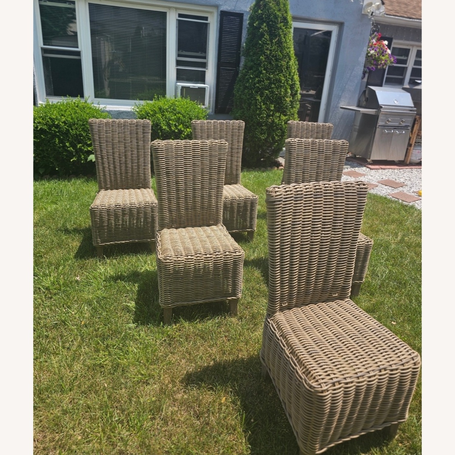 Restoration Hardware Majorca Light Gray Patio Furniture - image-6