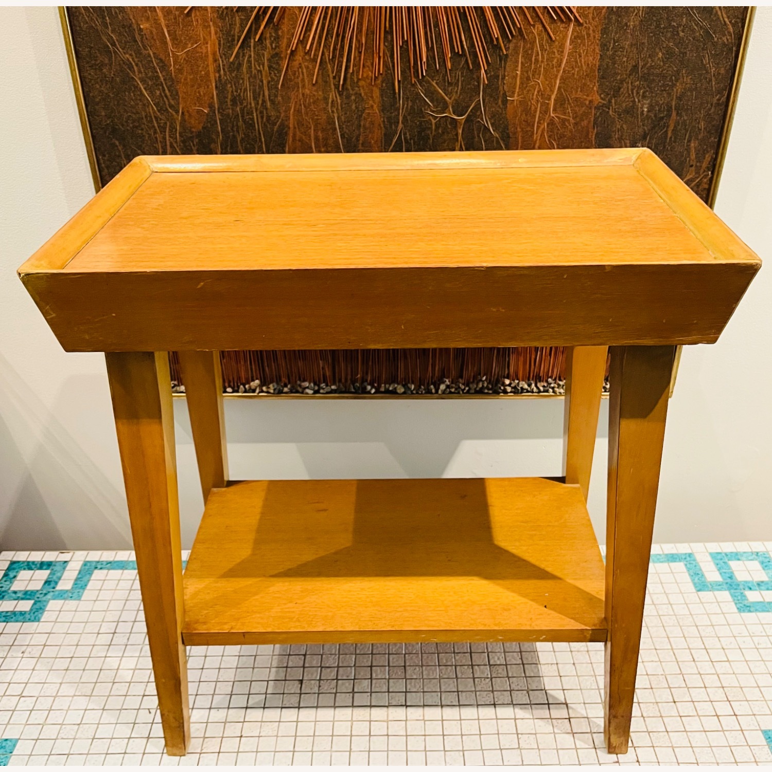 Mid Century Modern Side Table 1950s - image-2