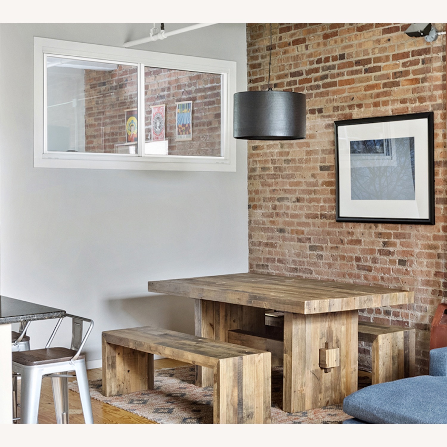 Emmerson Solid Reclaimed Wood 72" Dining Table - image-1