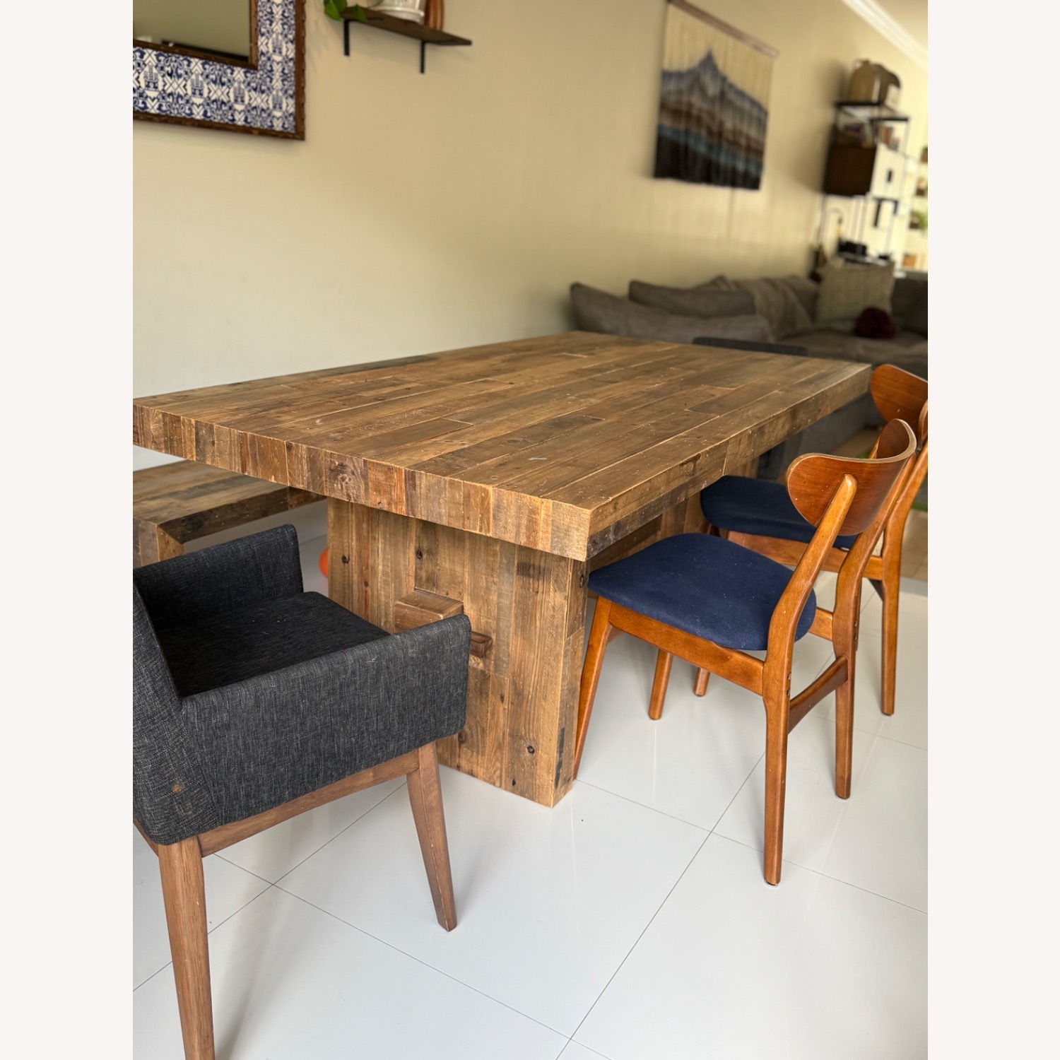 Emmerson Solid Reclaimed Wood 72" Dining Table - image-3