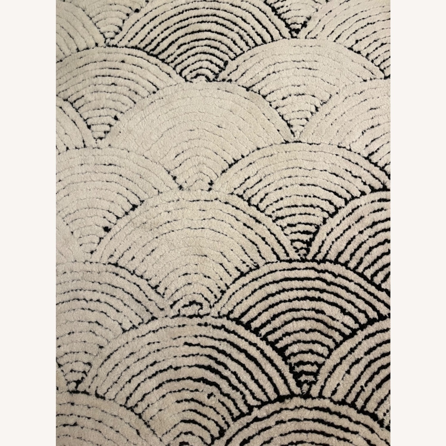 CB2 Flutter White Wool Area Rug 5' x 8' - image-5
