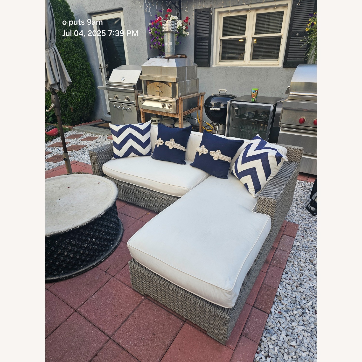 RH Majorca Outdoor Sectional Swivel Loungers - image-3