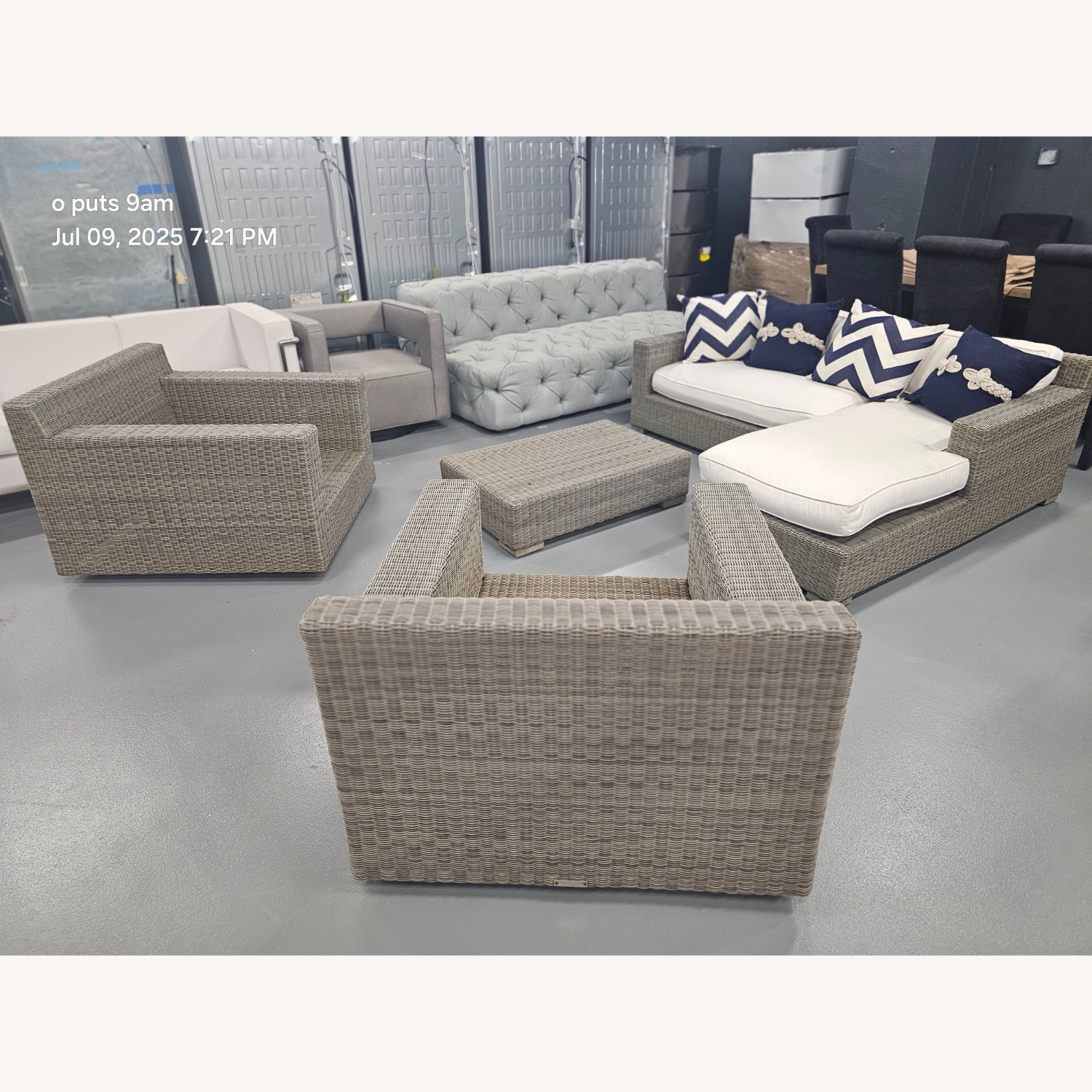 RH Majorca Outdoor Sectional Swivel Loungers - image-1