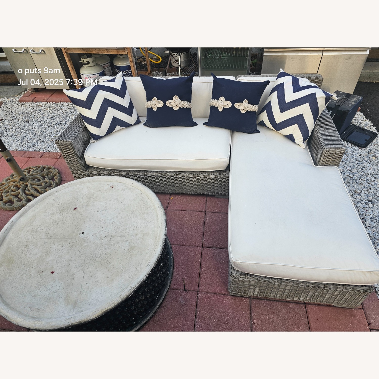 RH Majorca Outdoor Sectional Swivel Loungers - image-7