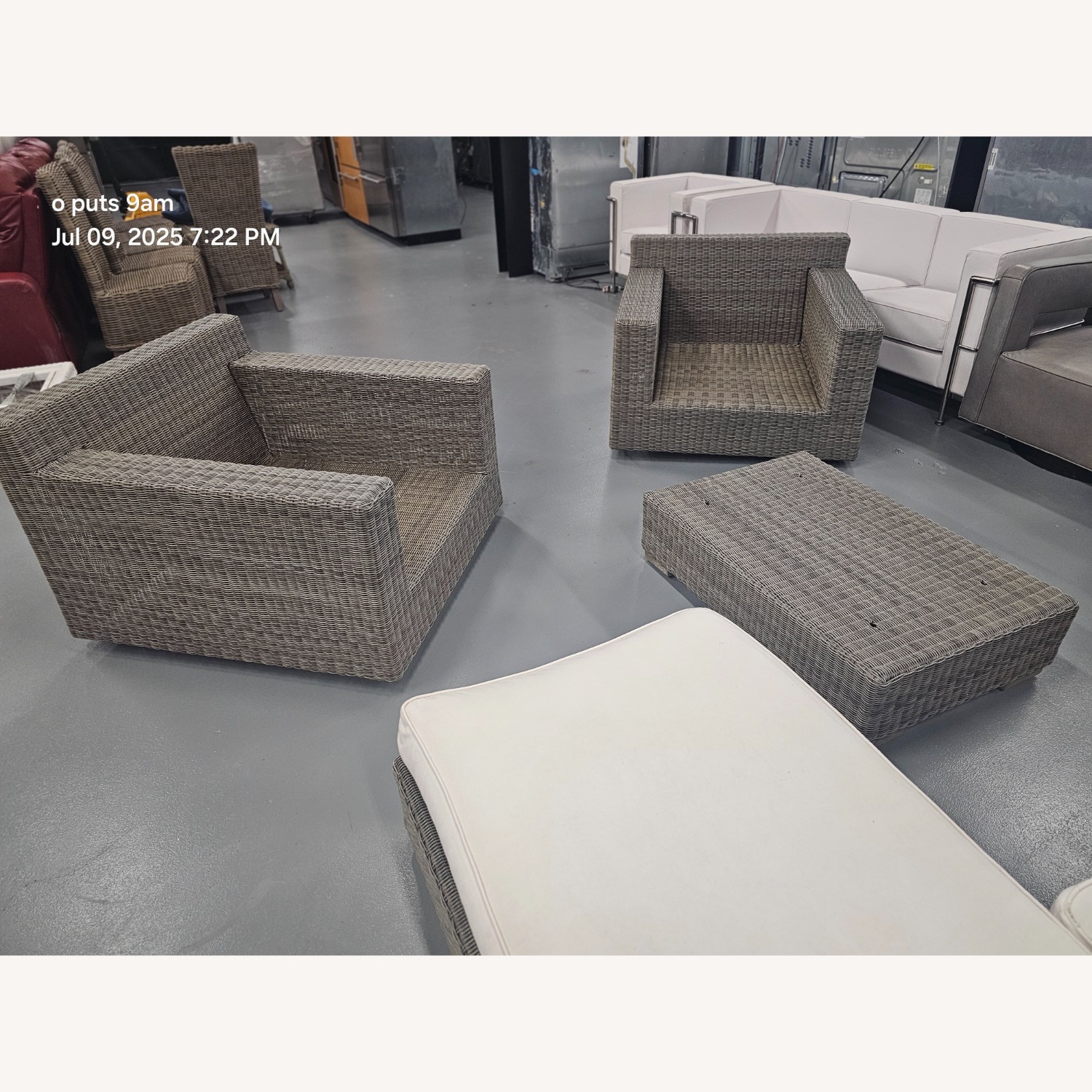 RH Majorca Outdoor Sectional Swivel Loungers - image-9