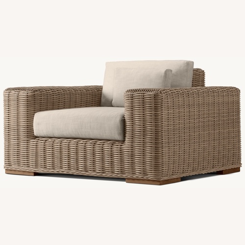 Used RH Majorca Outdoor Sectional Swivel Loungers for sale on AptDeco