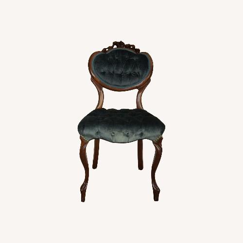 Used Vintage/Antique Finds Dark Brown Accent Chair for sale on AptDeco