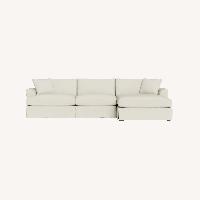 ABC Carpet and Home White 3+ Piece Sectional