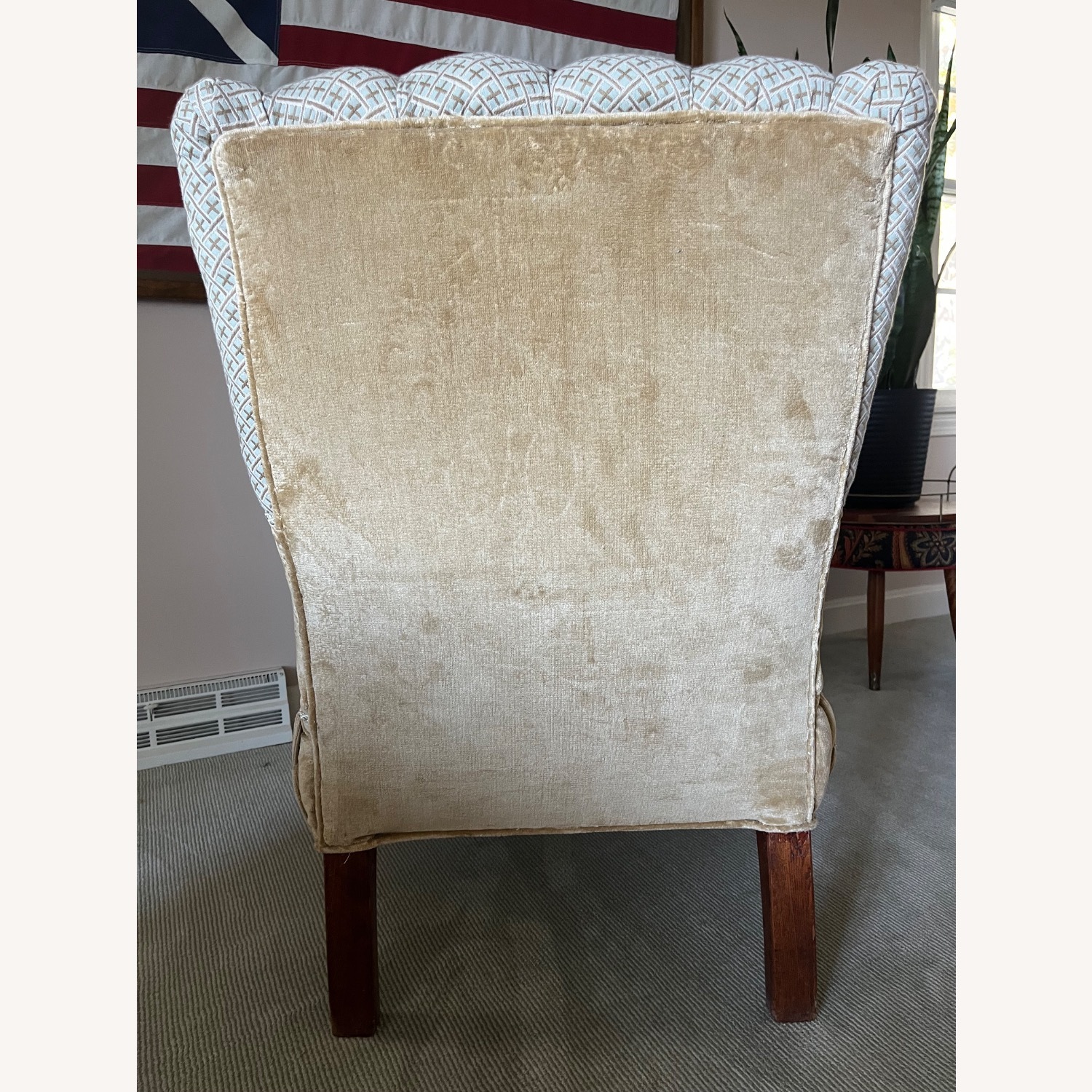 Vintage/Antique Finds Fabric Accent Chair - image-3