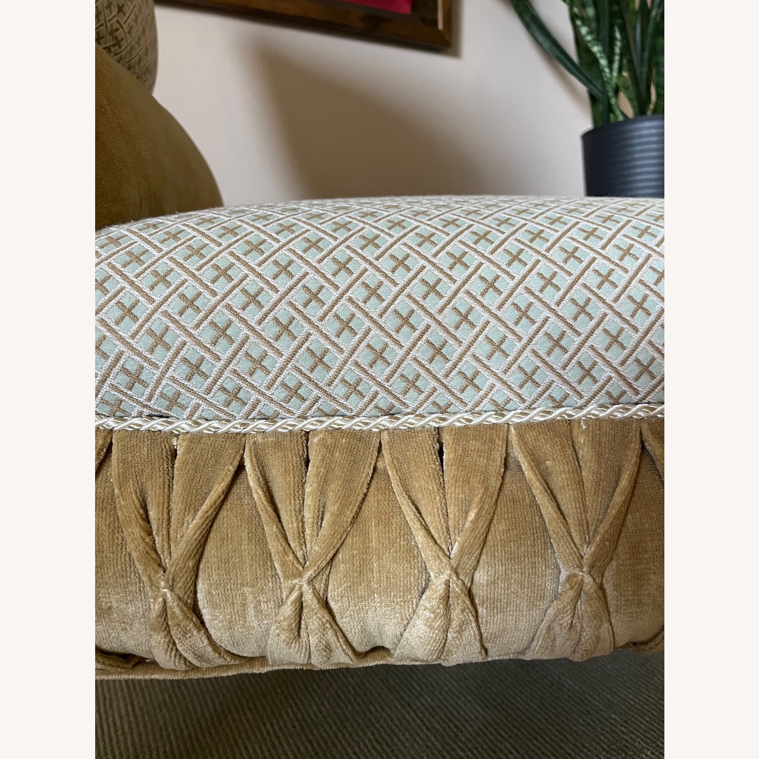 Vintage/Antique Finds Fabric Accent Chair - image-5