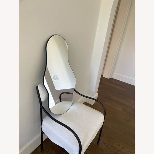 Used Etsy Asymmetric Wavy Metal Wall Mirror for sale on AptDeco