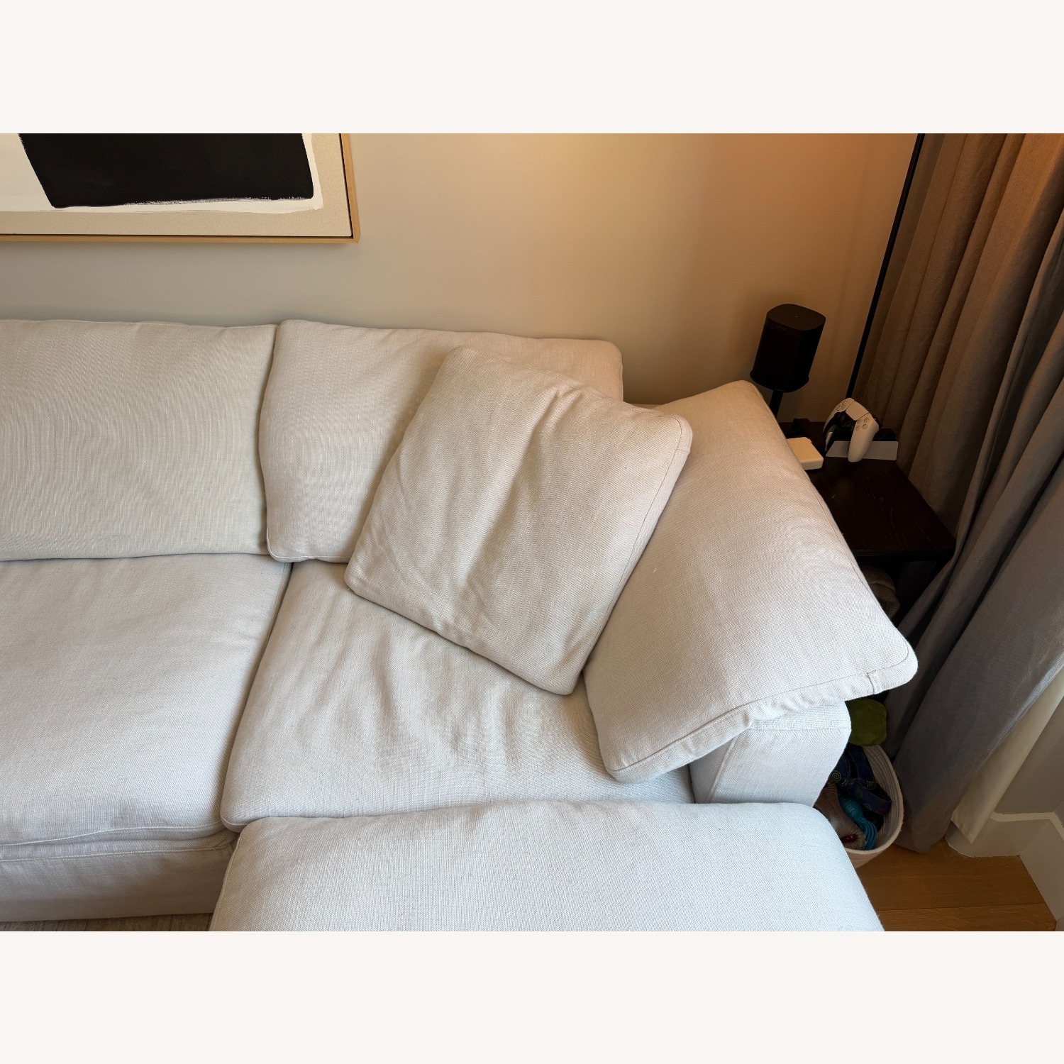 Restoration Hardware Cloud Couch Sectional - Gray - image-9