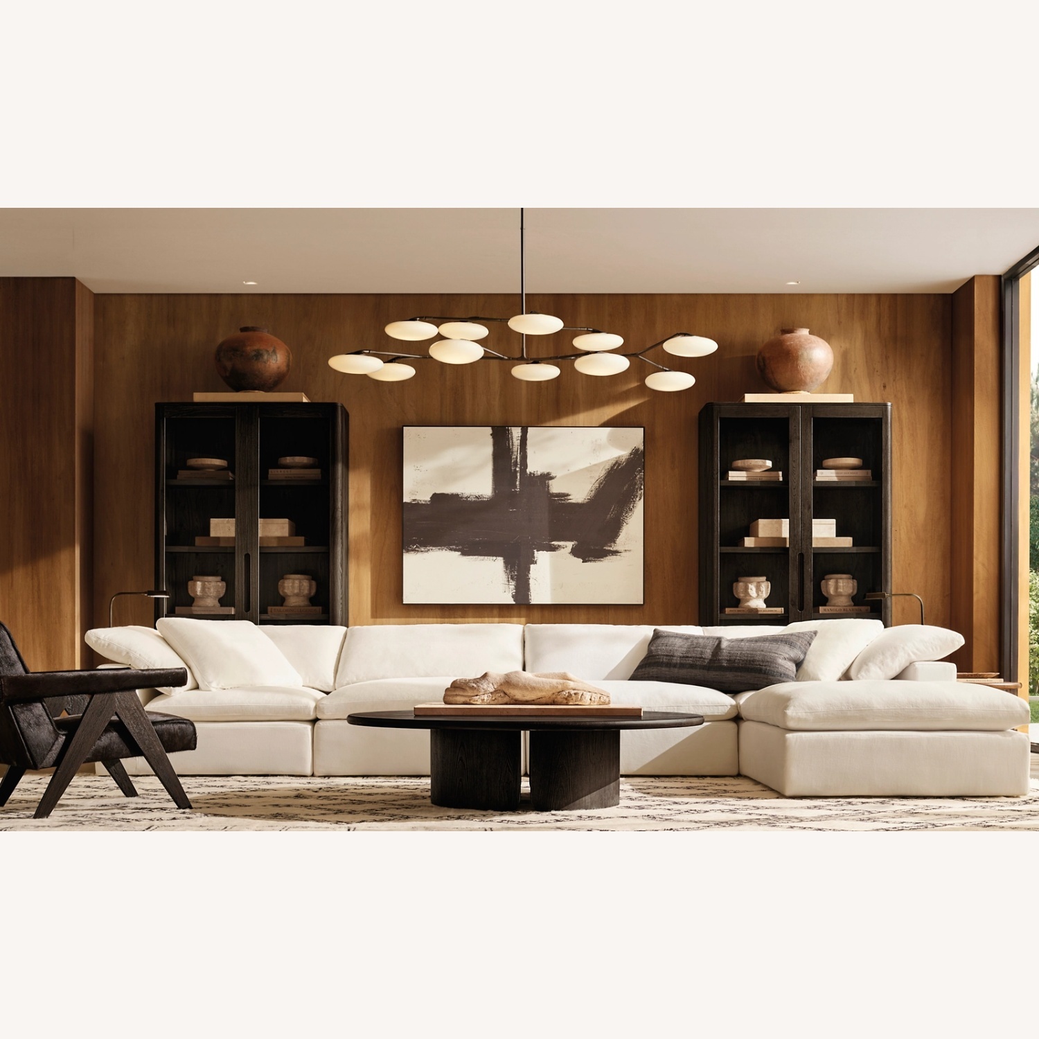 Restoration Hardware Cloud Couch Sectional - Gray - image-0