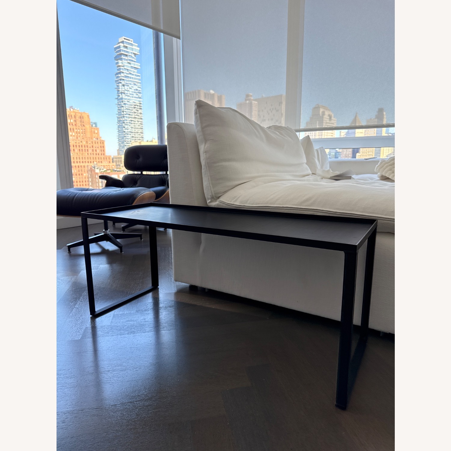 ABC Carpet and Home Black Metal Side Table - image-1