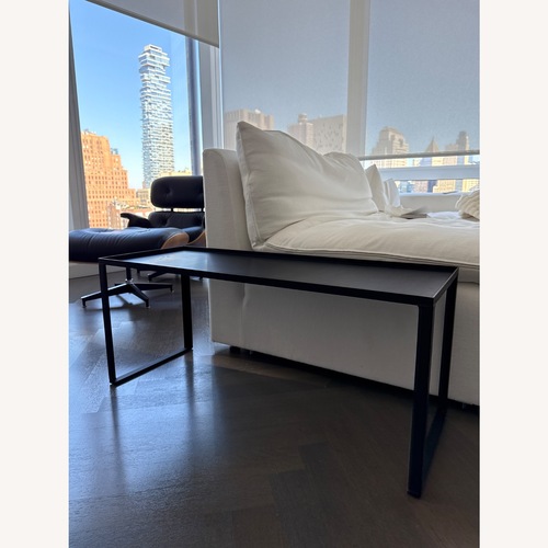 Used ABC Carpet and Home Black Metal Side Table for sale on AptDeco