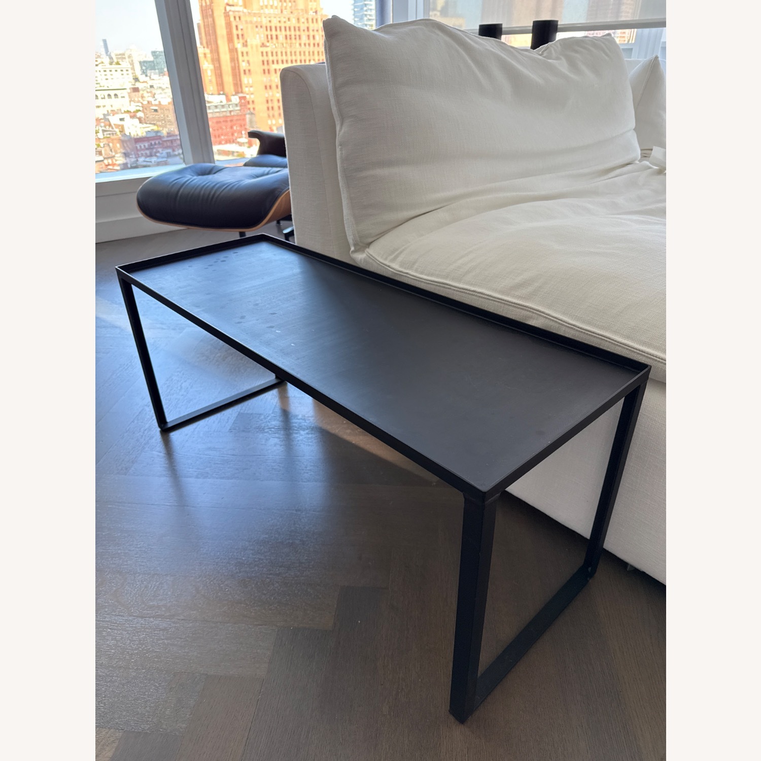 ABC Carpet and Home Black Metal Side Table - image-2