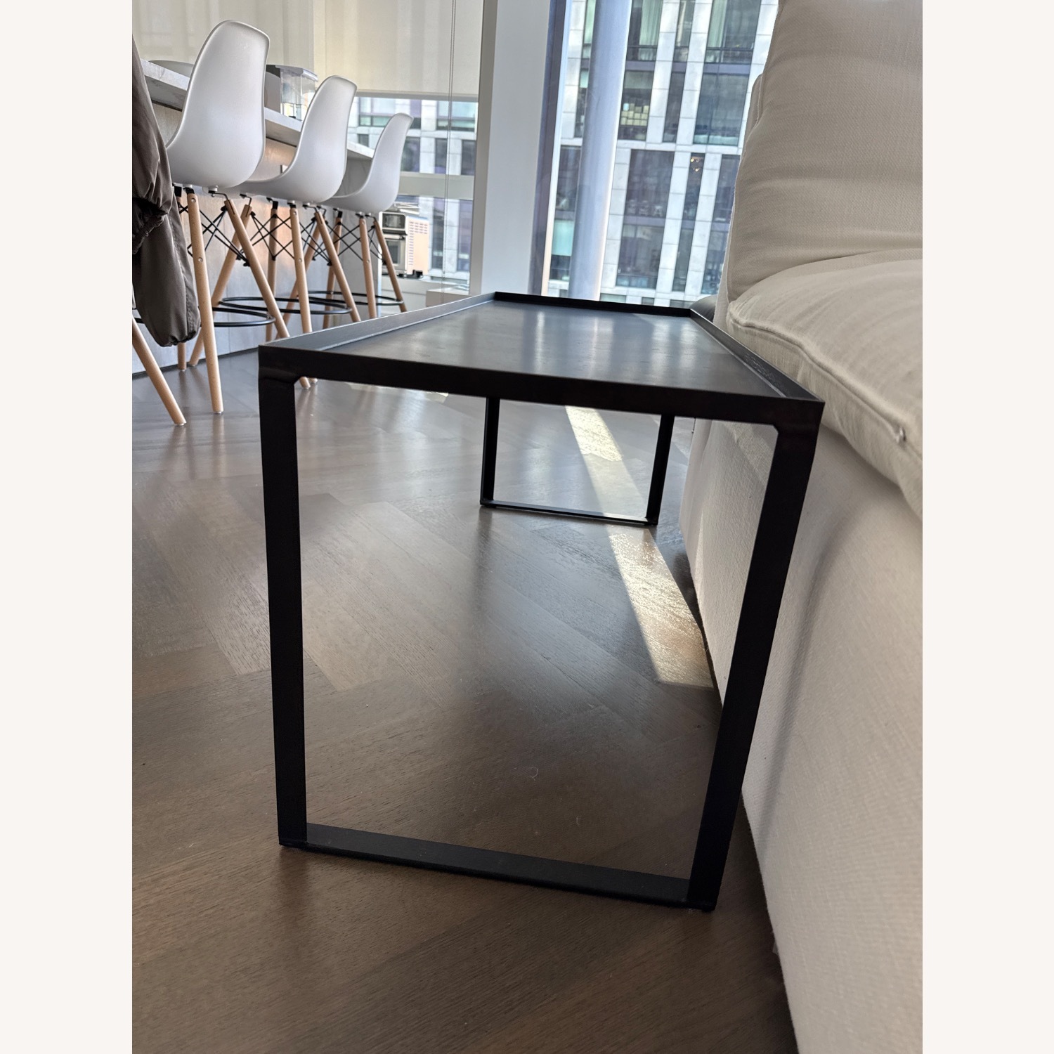ABC Carpet and Home Black Metal Side Table - image-3
