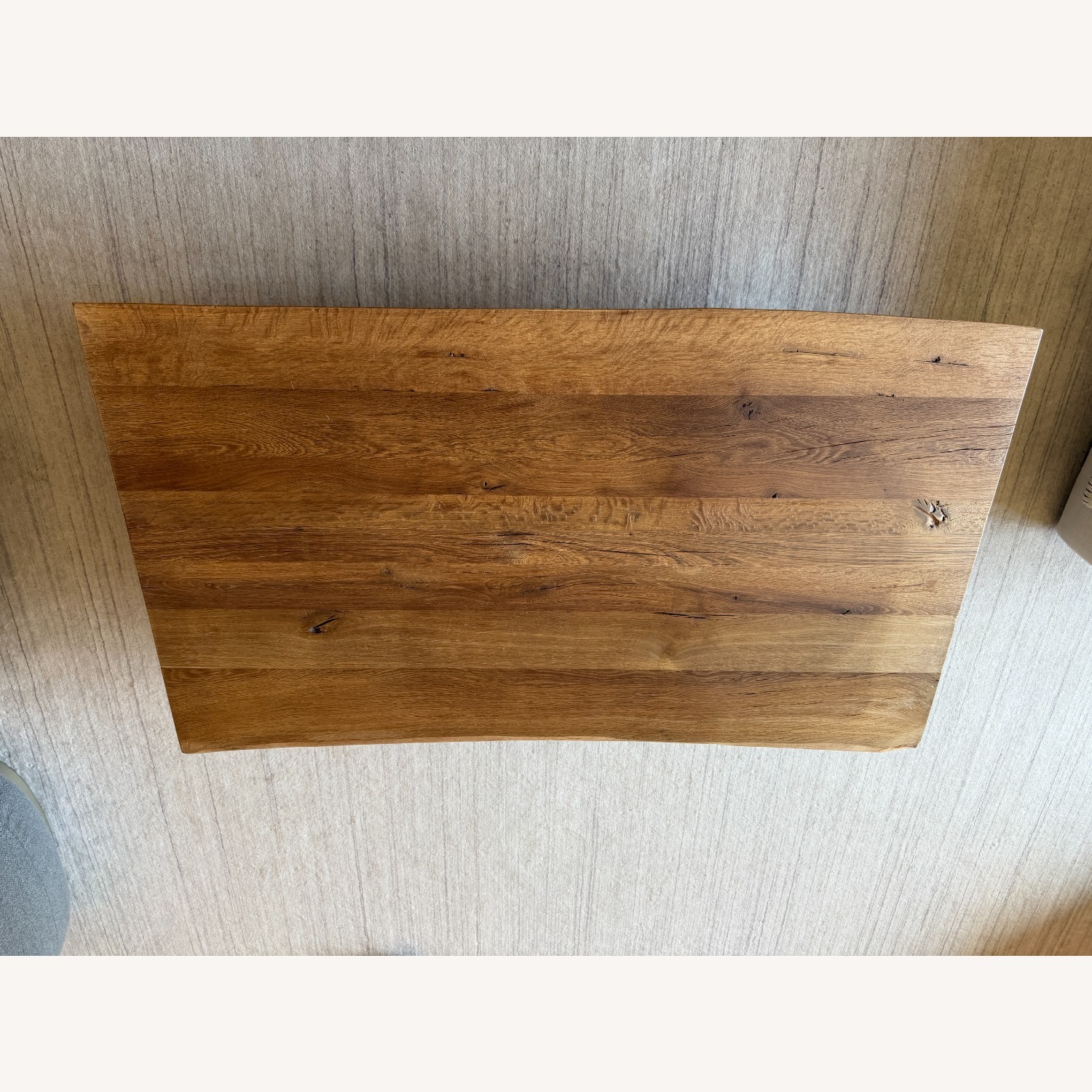 Restoration Hardware Oak Brûlé Live-Edge Coffee Table - image-6