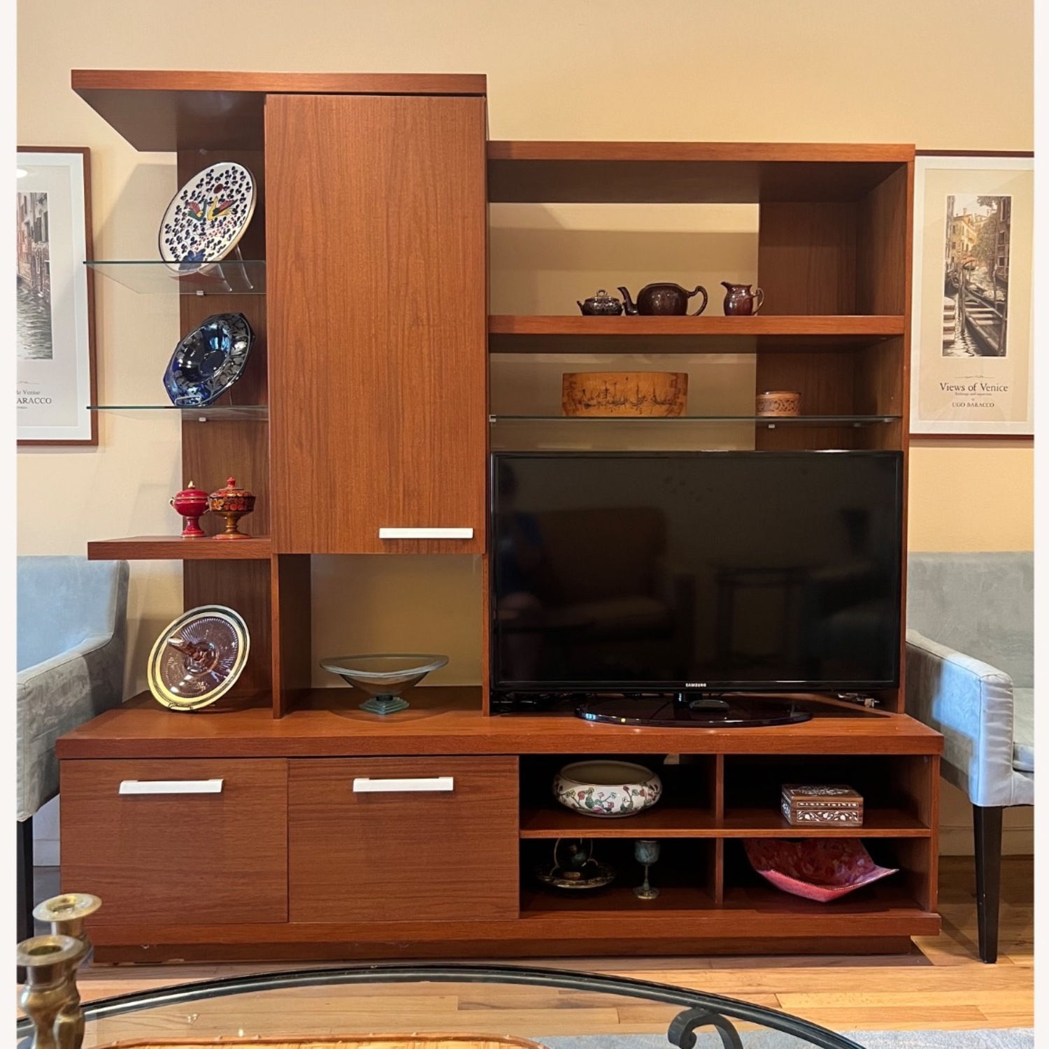 Dark Brown Media Storage - image-3